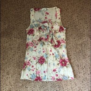 FOREVER 21 FLORAL TANK TOP